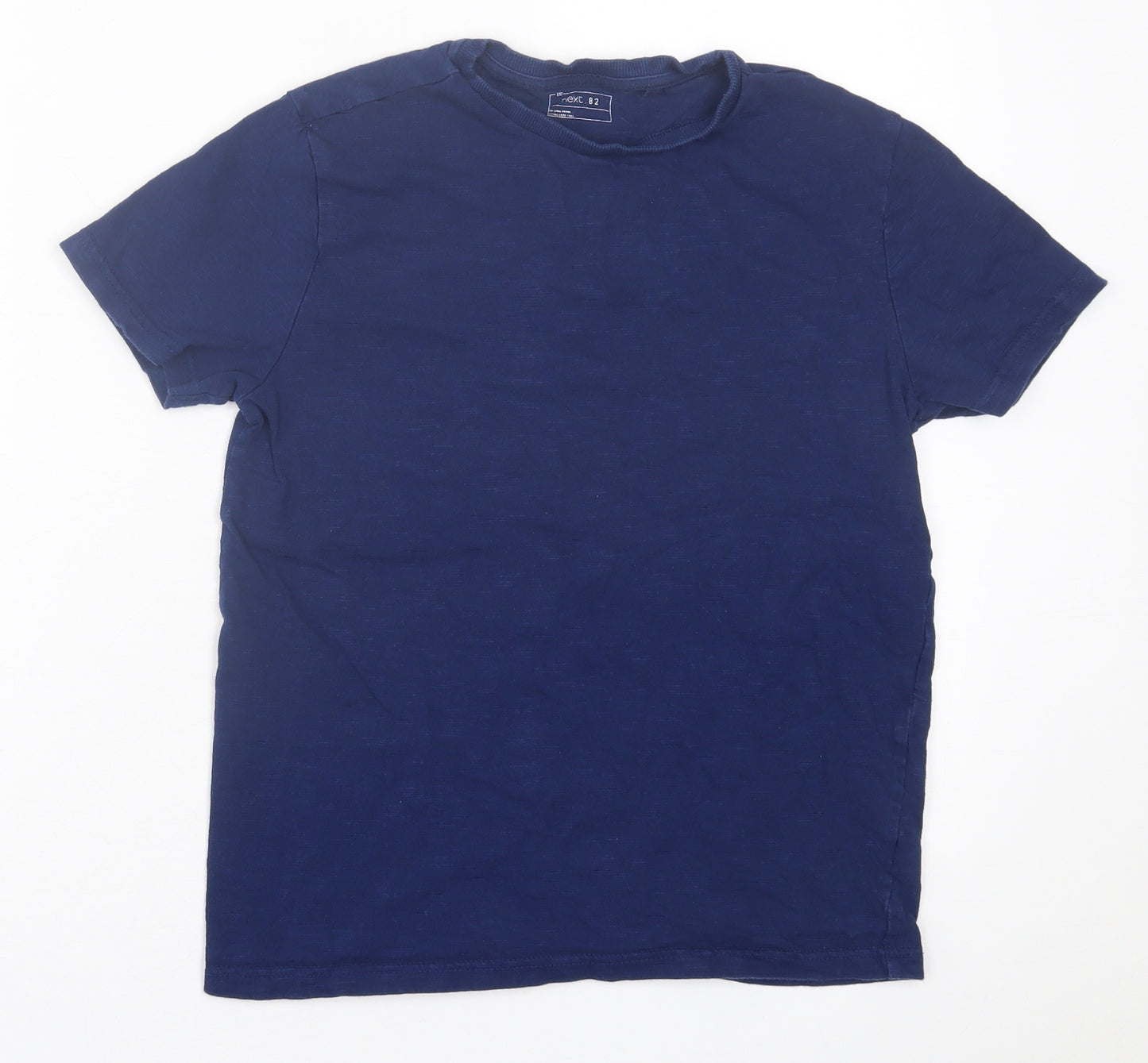 NEXT Boys Blue  Cotton Basic T-Shirt Size 11 Years Crew Neck Pullover