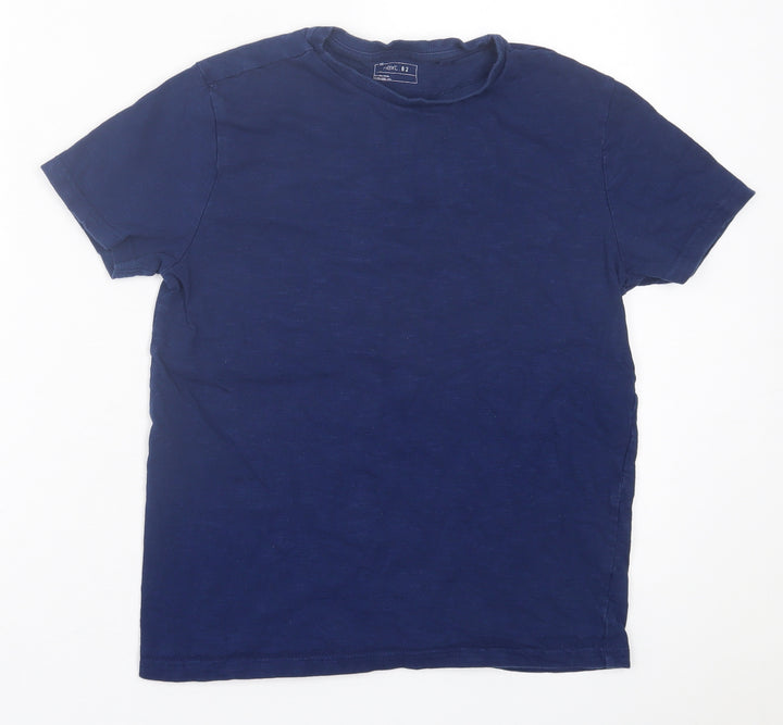 NEXT Boys Blue  Cotton Basic T-Shirt Size 11 Years Crew Neck Pullover