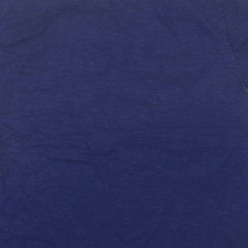 NEXT Boys Blue  Cotton Basic T-Shirt Size 11 Years Crew Neck Pullover