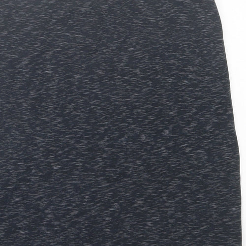 h7m Womens Grey  Cotton A-Line Skirt Size M