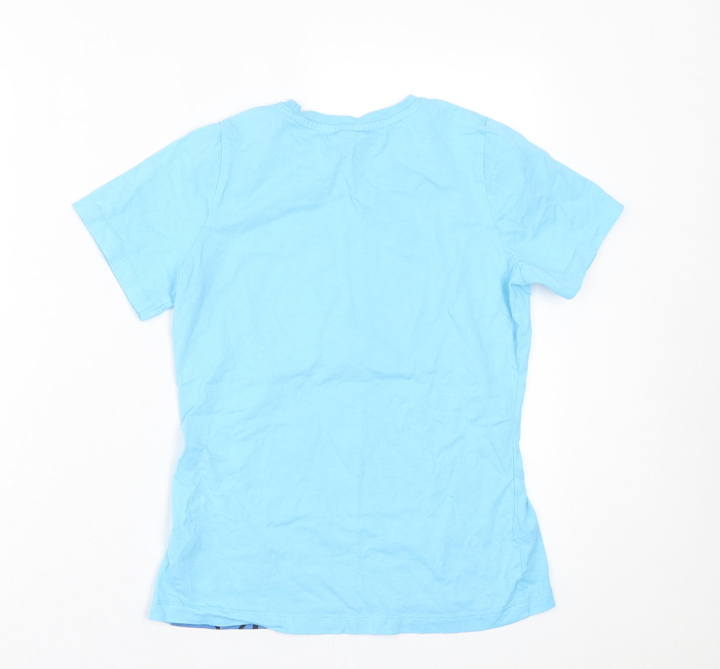 Primark Boys Blue  Cotton Basic T-Shirt Size 11-12 Years Crew Neck Pullover - Donald Duck