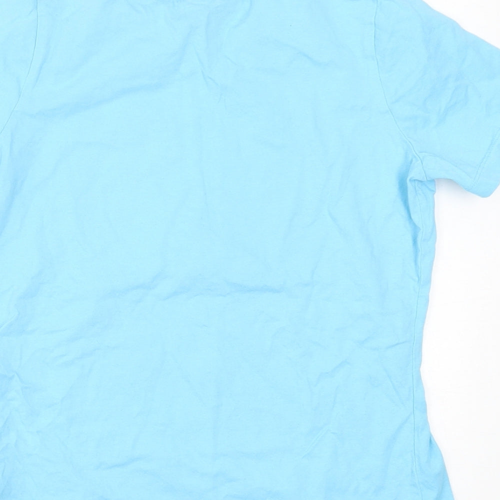 Primark Boys Blue  Cotton Basic T-Shirt Size 11-12 Years Crew Neck Pullover - Donald Duck
