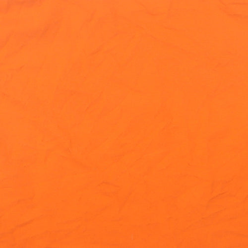name it Boys Orange  Cotton Basic T-Shirt Size 11-12 Years Crew Neck Pullover