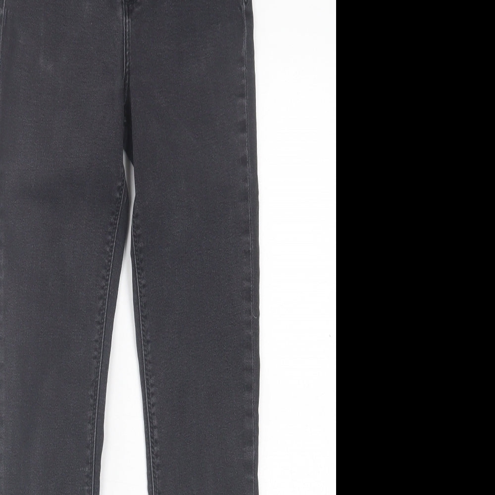 River Island Womens Black  Cotton Skinny Jeans Size 8 L26 in Regular Button