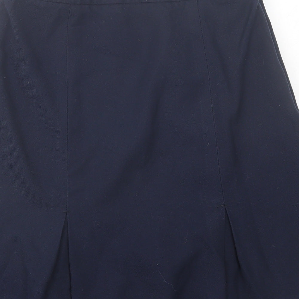 1880 Womens Blue  Polyester A-Line Skirt Size 30 in   Button