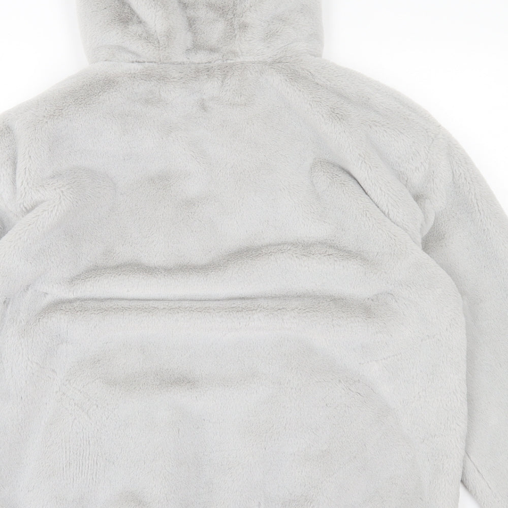 New Look Womens Grey   Jacket Coat Size M  Zip