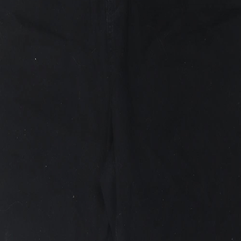 New Look Womens Black  Cotton Bootcut Jeans Size 26 L31 in Regular Button