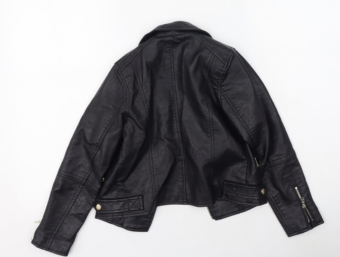 River Island  Girls Black   Basic Jacket Jacket Size 7-8 Years