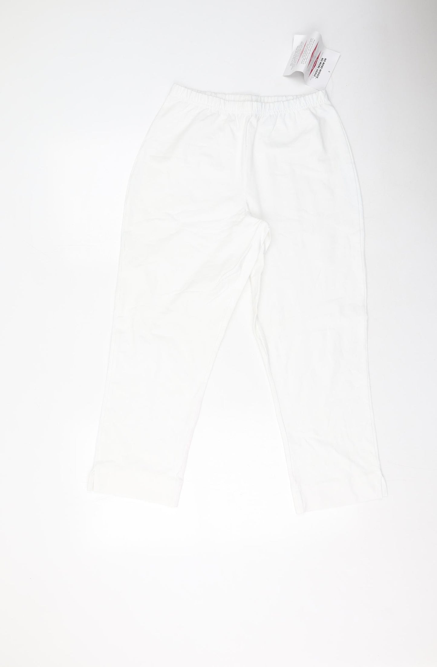 Women with Control Womens White  Polyester Jegging Leggings Size M L25 in
