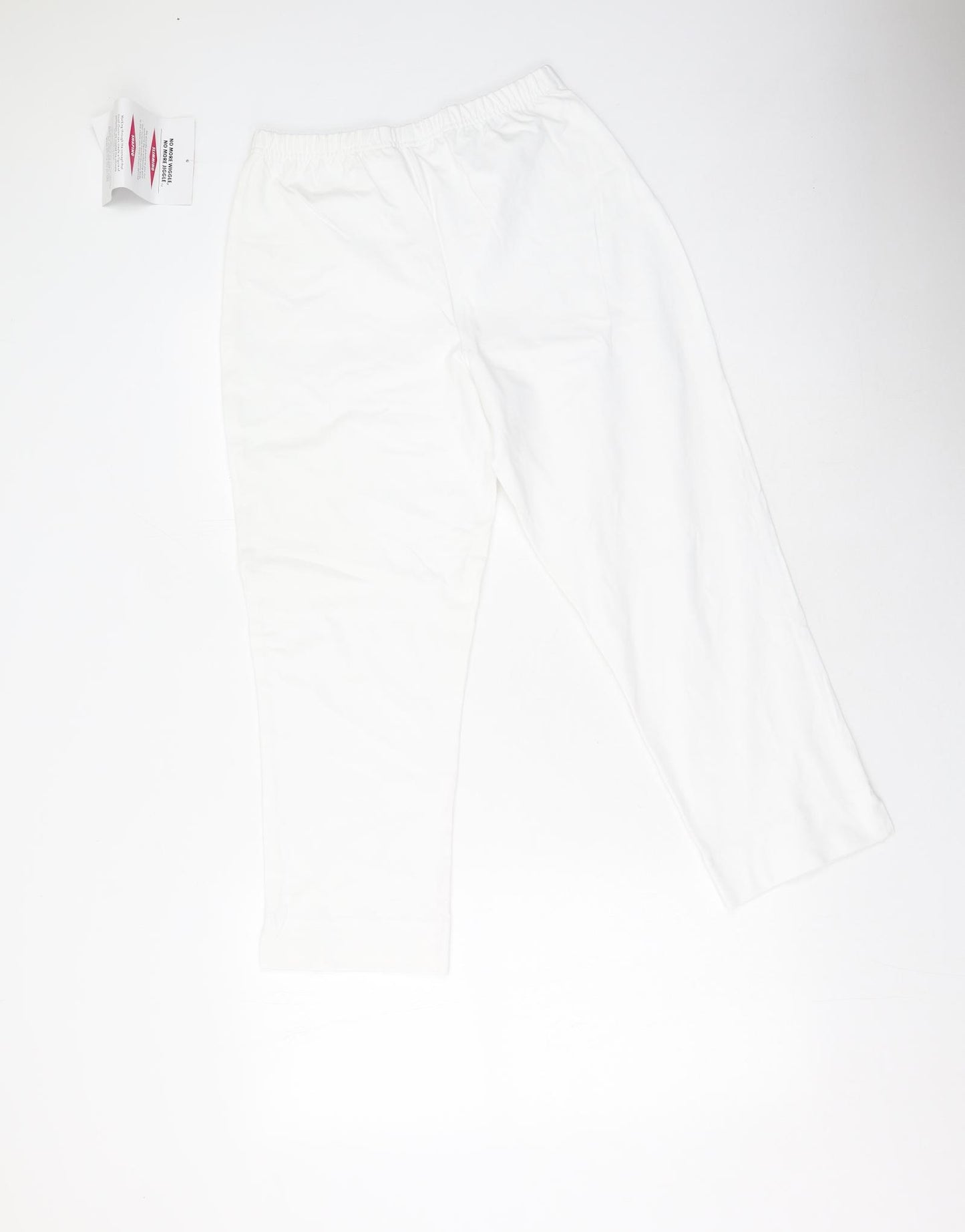 Women with Control Womens White  Polyester Jegging Leggings Size M L25 in