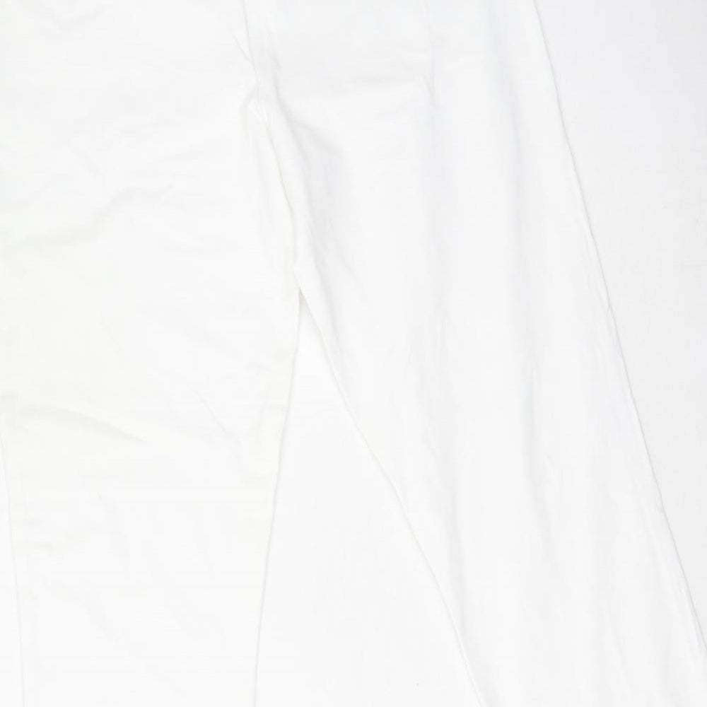 Women with Control Womens White  Polyester Jegging Leggings Size M L25 in