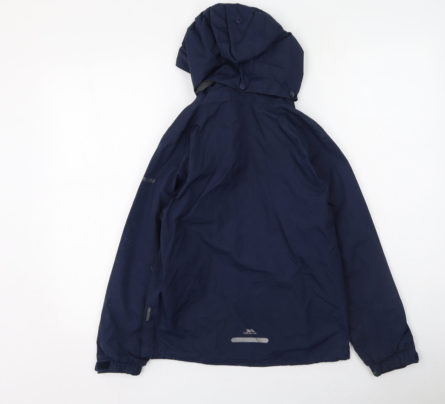 Trespass Boys Blue   Rain Coat Coat Size 9-10 Years