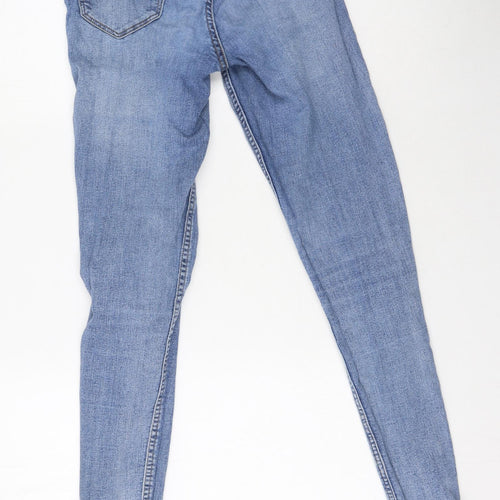 H&M Womens Blue  Cotton Skinny Jeans Size 4 L28 in Regular