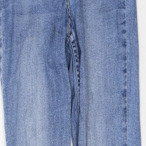 H&M Womens Blue  Cotton Skinny Jeans Size 4 L28 in Regular