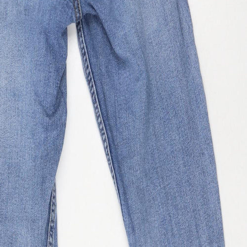 H&M Womens Blue  Cotton Skinny Jeans Size 4 L28 in Regular