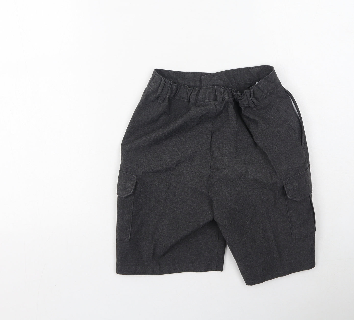 TU Boys Grey  Polyester Cropped Trousers Size 11 Years  Regular
