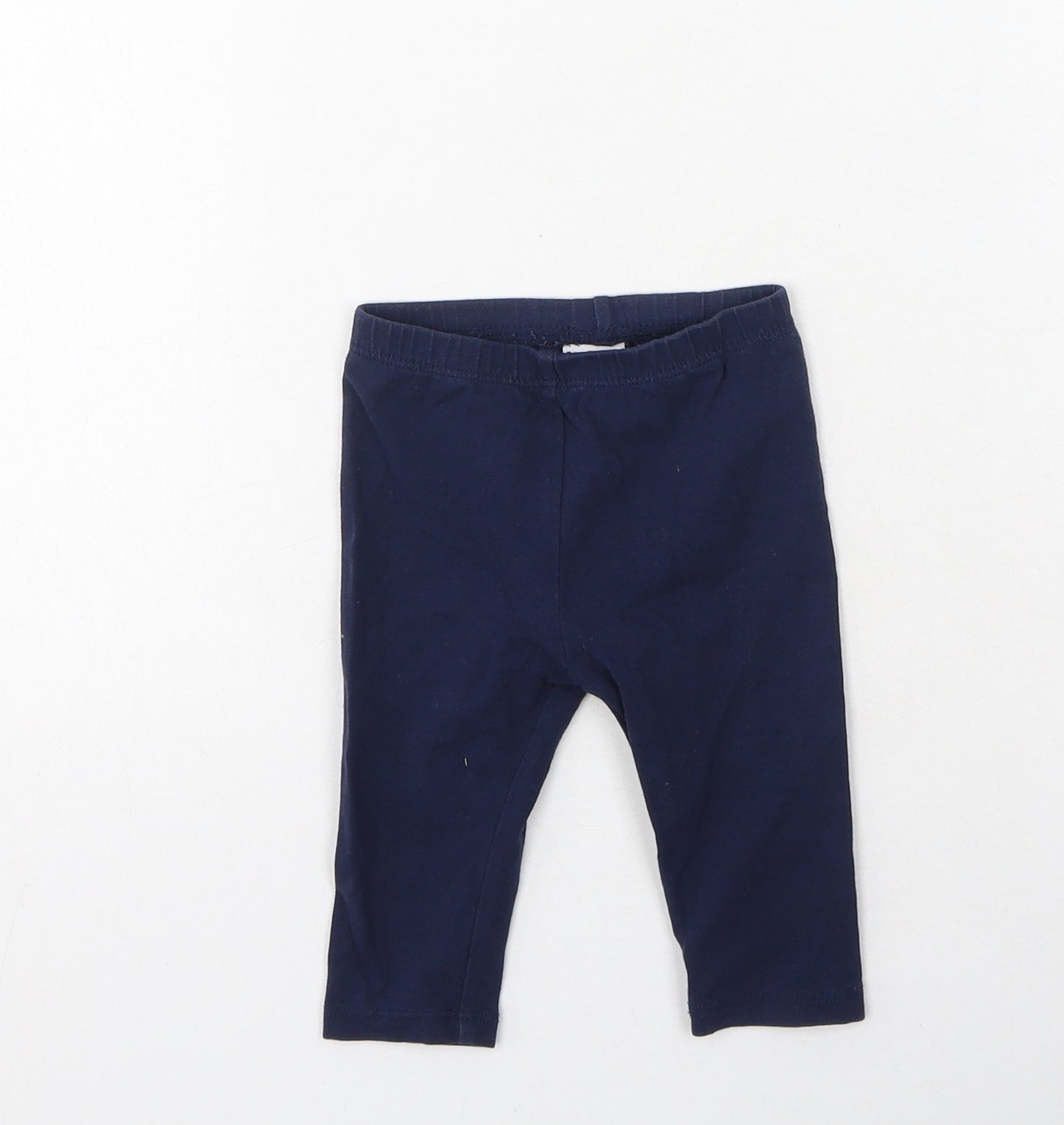 Jasper Conran Boys Blue  Cotton Jogger Leggings Size 3-6 Months