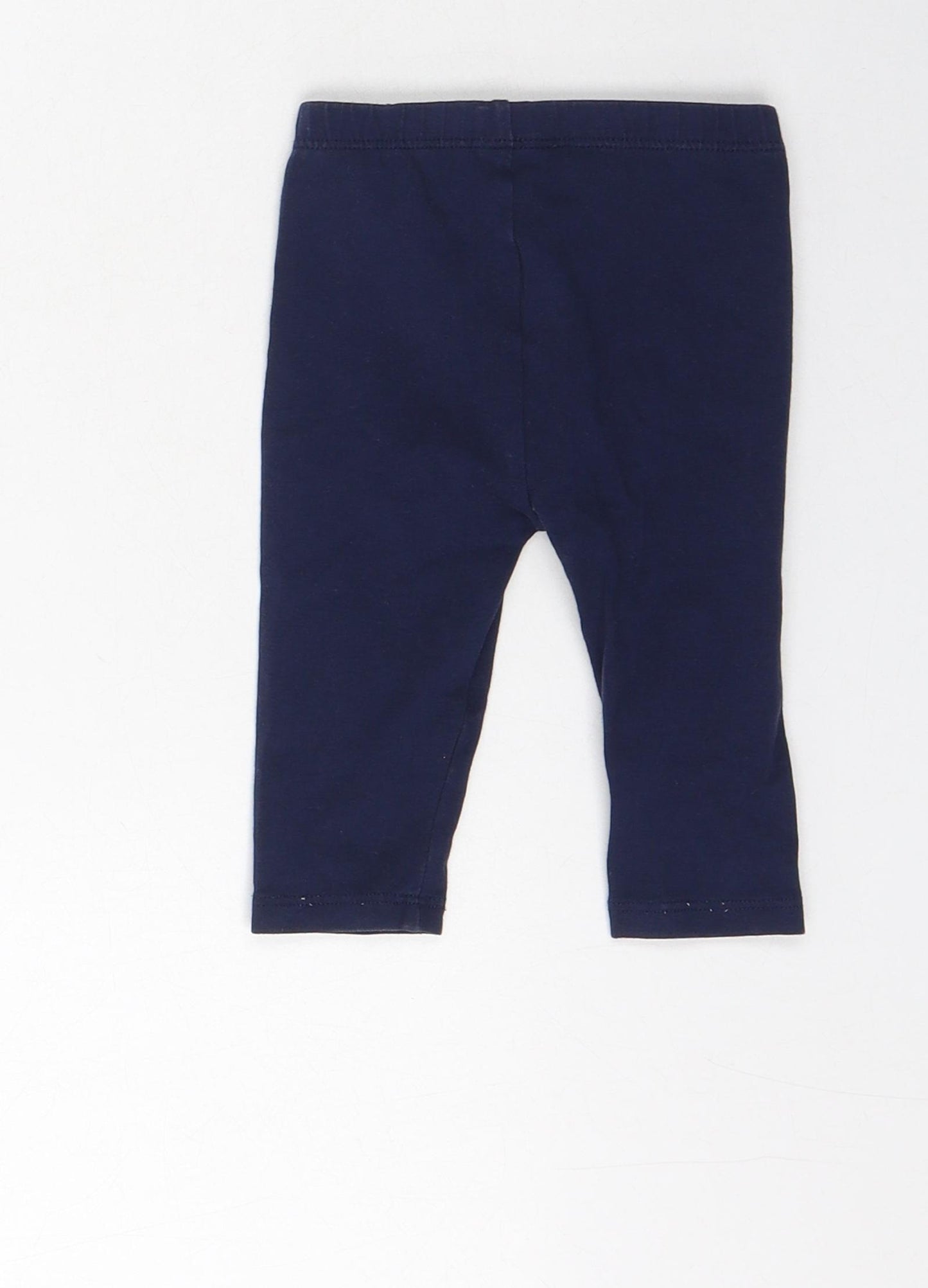 Jasper Conran Boys Blue  Cotton Jogger Leggings Size 3-6 Months
