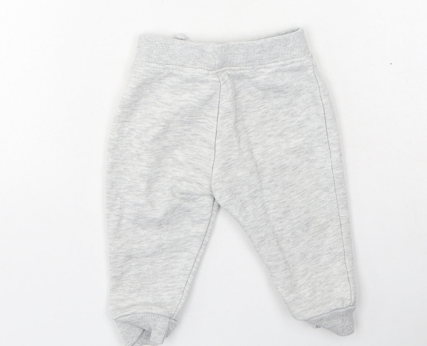 Dunnes Stores Boys Grey  Cotton Jogger Leggings Size 6-9 Months