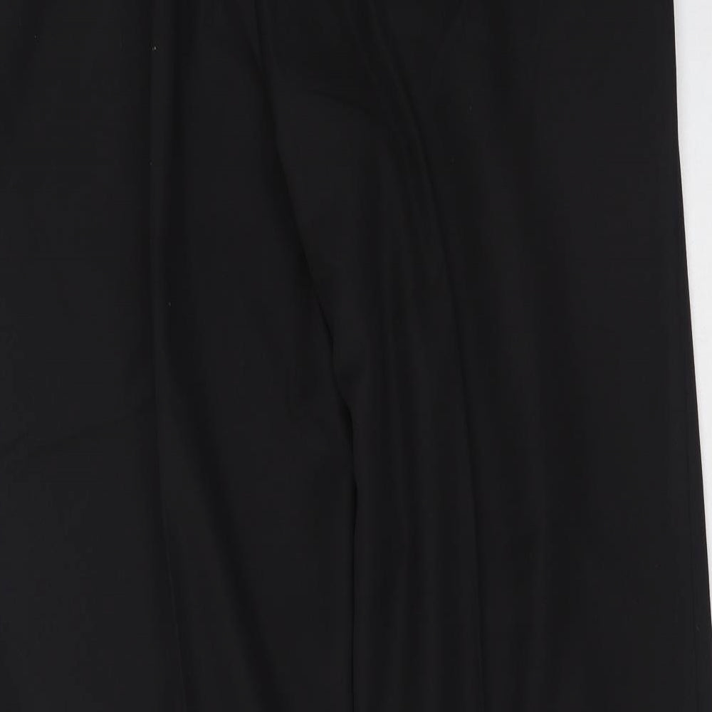 George  Mens Black  Polyester Trousers  Size 38 in L29 in Regular