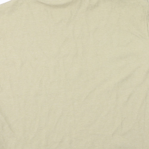 George  Womens Green  Polyester Basic T-Shirt Size M Round Neck