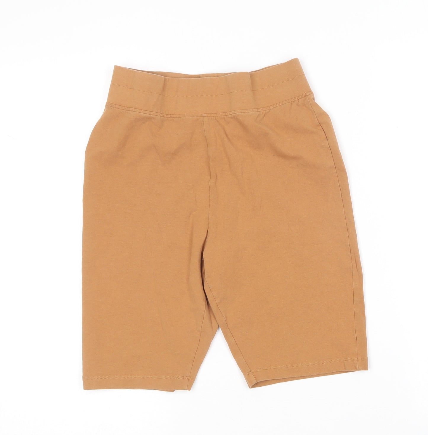 Threadbare Womens Brown  Cotton Compression Shorts Size 10 L8 in Regular