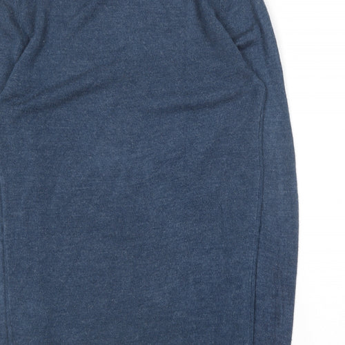 Primark Womens Blue Round Neck  Acrylic Pullover Jumper Size XS