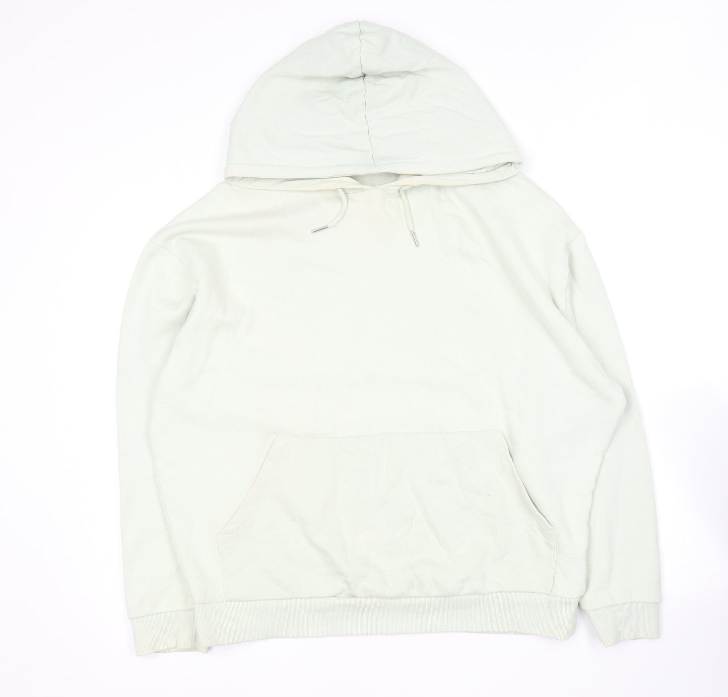 ASOS Womens Green  Cotton Pullover Hoodie Size M