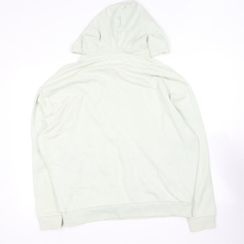 ASOS Womens Green  Cotton Pullover Hoodie Size M