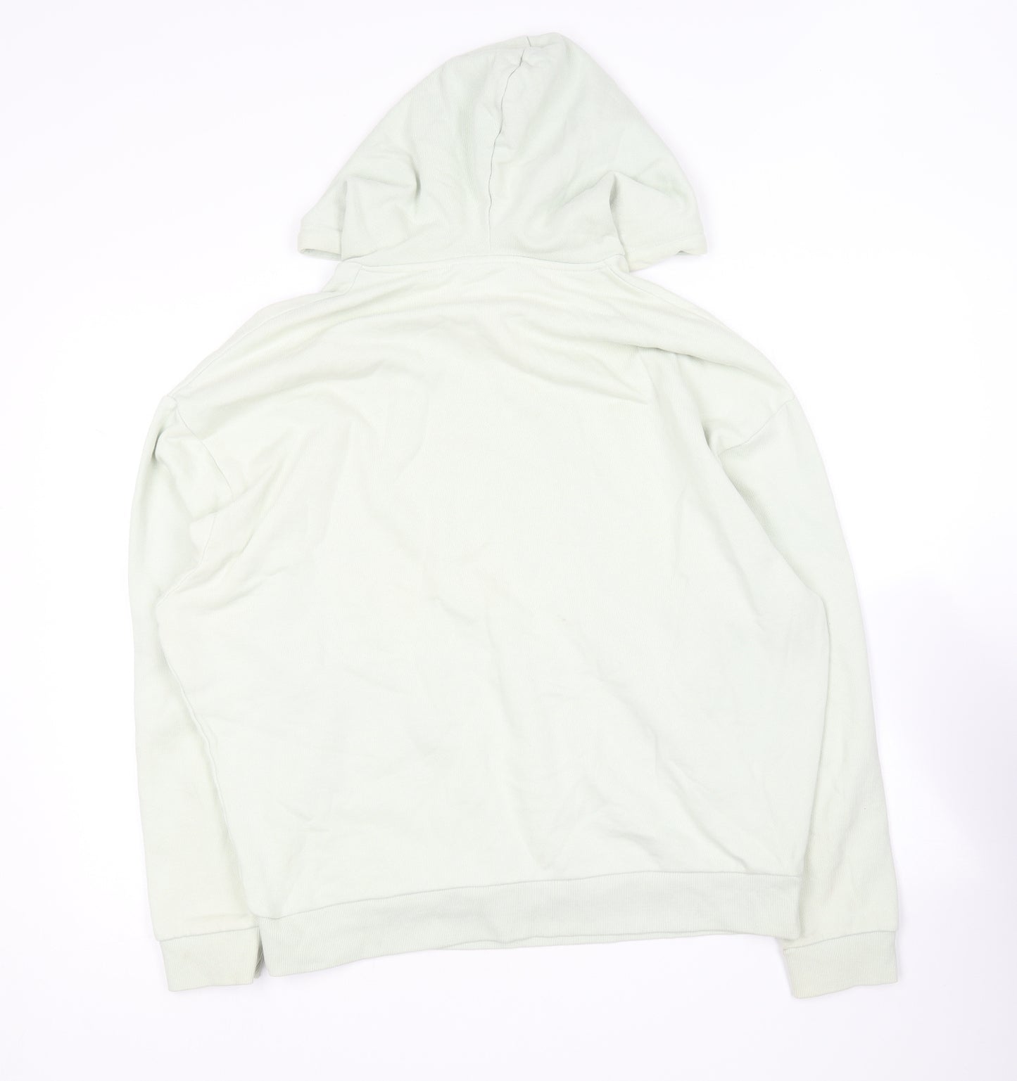 ASOS Womens Green  Cotton Pullover Hoodie Size M