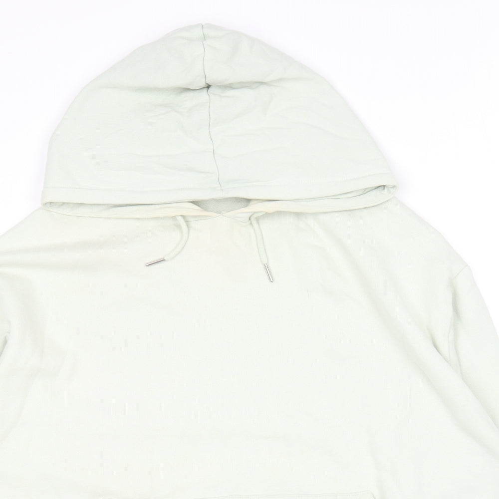 ASOS Womens Green  Cotton Pullover Hoodie Size M