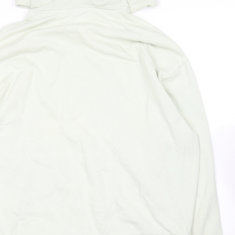 ASOS Womens Green  Cotton Pullover Hoodie Size M
