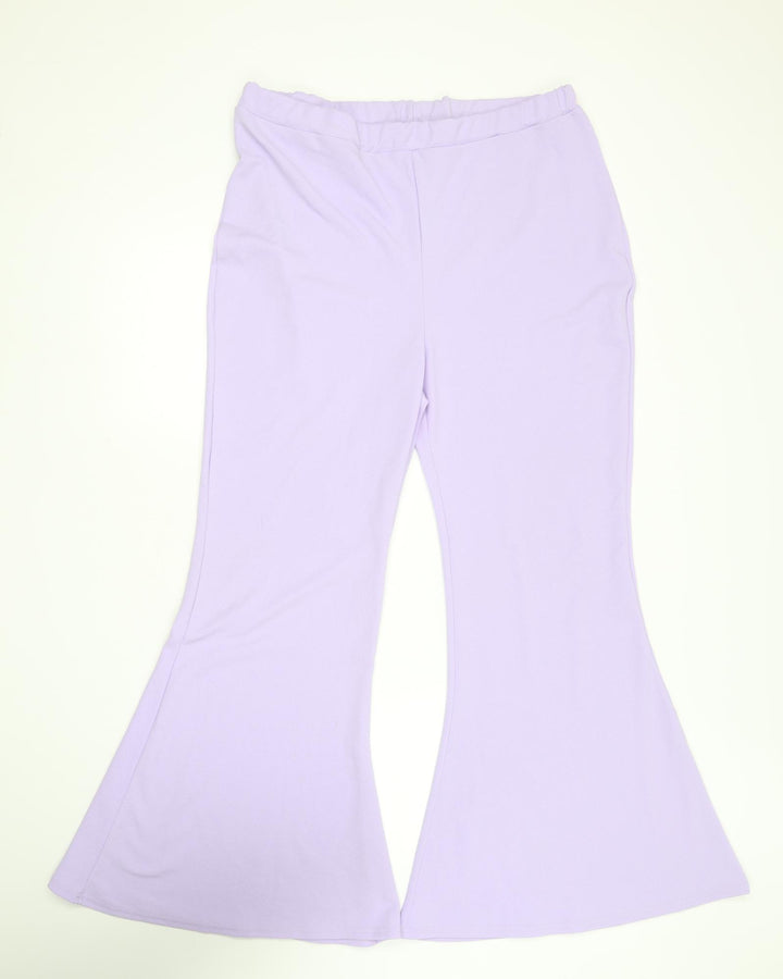 Boohoo Womens Purple  Polyester Trousers  Size 20 L28.5 in Regular