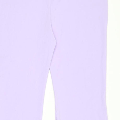 Boohoo Womens Purple  Polyester Trousers  Size 20 L28.5 in Regular