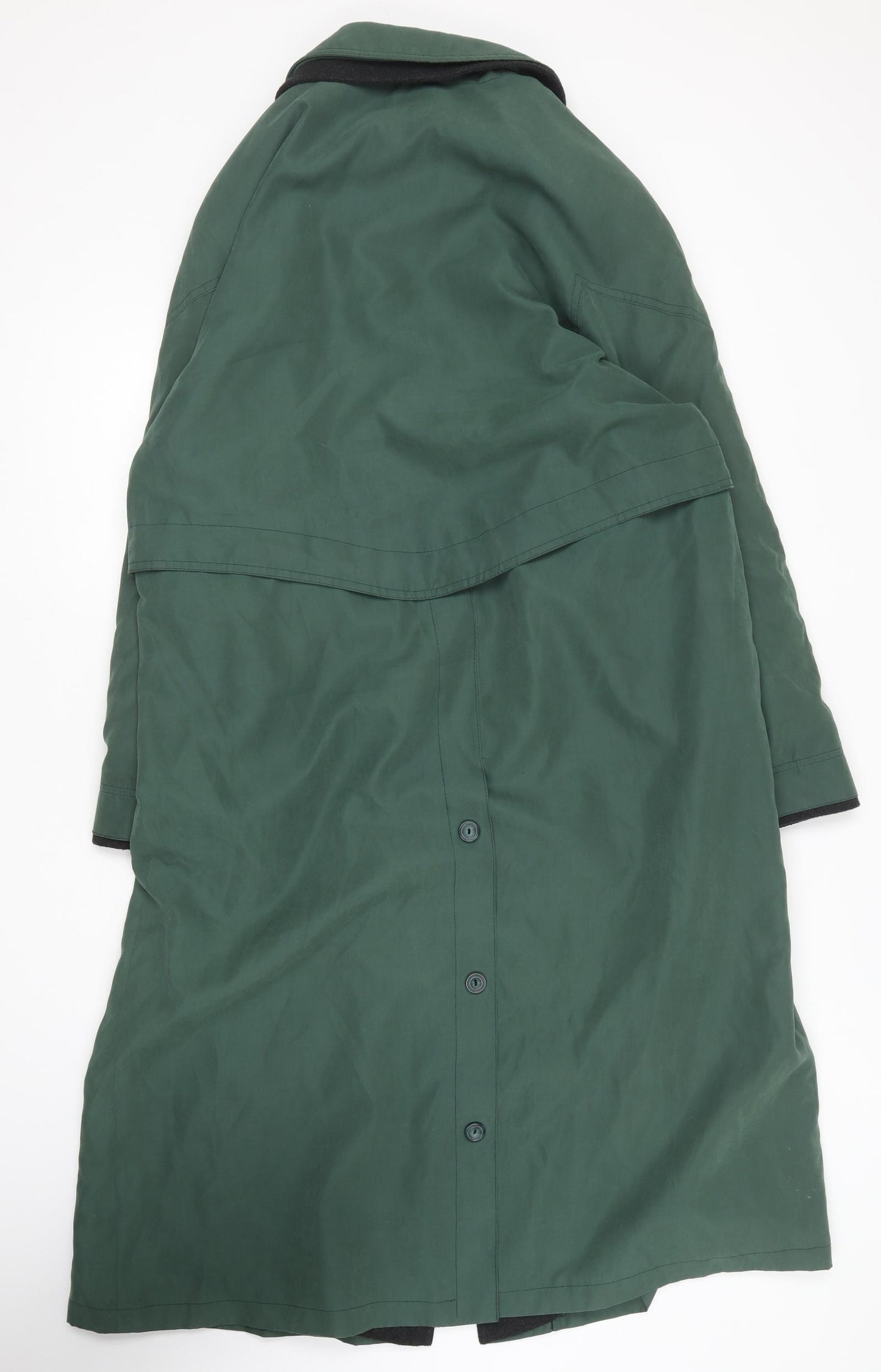 Preworn Womens Green   Overcoat Coat Size 10