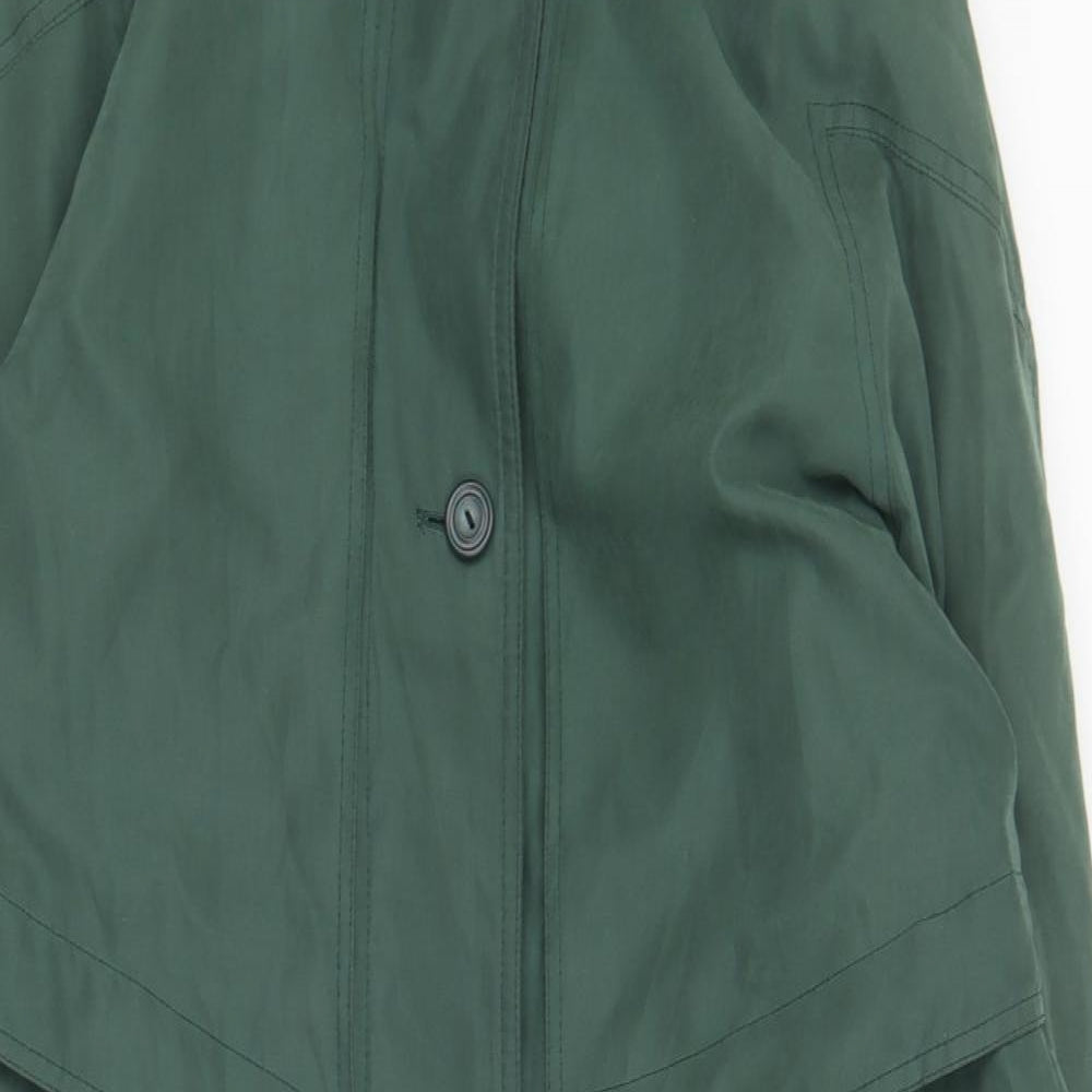 Preworn Womens Green   Overcoat Coat Size 10
