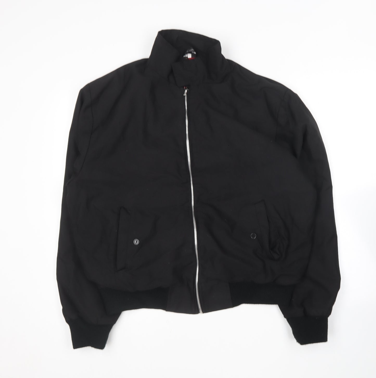 Preworn Mens Black   Bomber Jacket Coat Size L