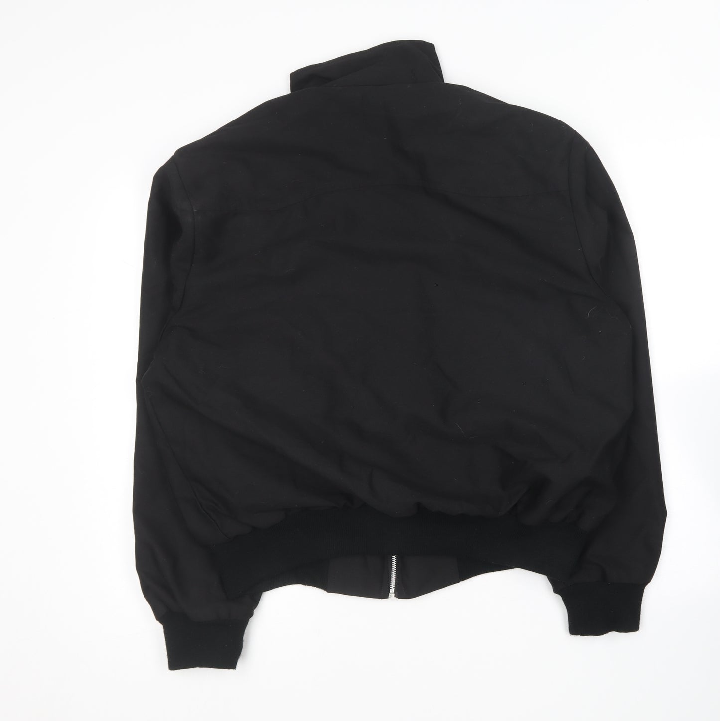 Preworn Mens Black   Bomber Jacket Coat Size L