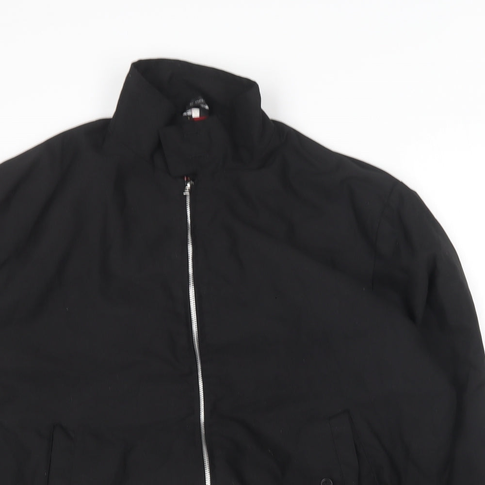 Preworn Mens Black   Bomber Jacket Coat Size L