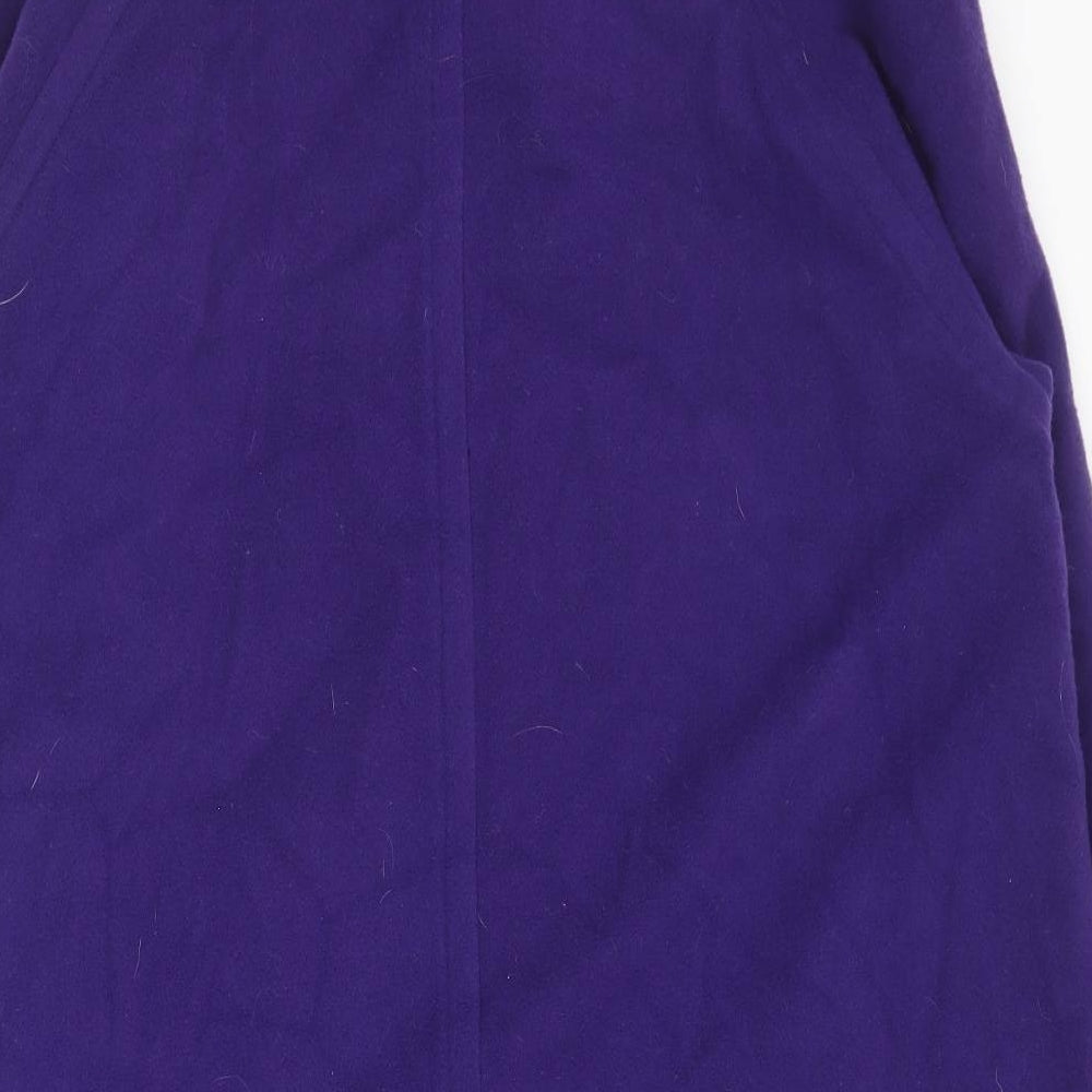 Windsmoor Womens Purple   Overcoat Coat Size 14