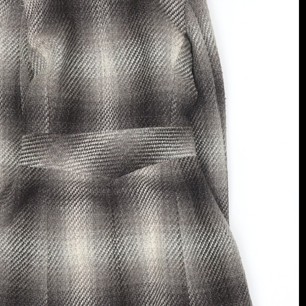 George Womens Multicoloured   Overcoat Coat Size 8
