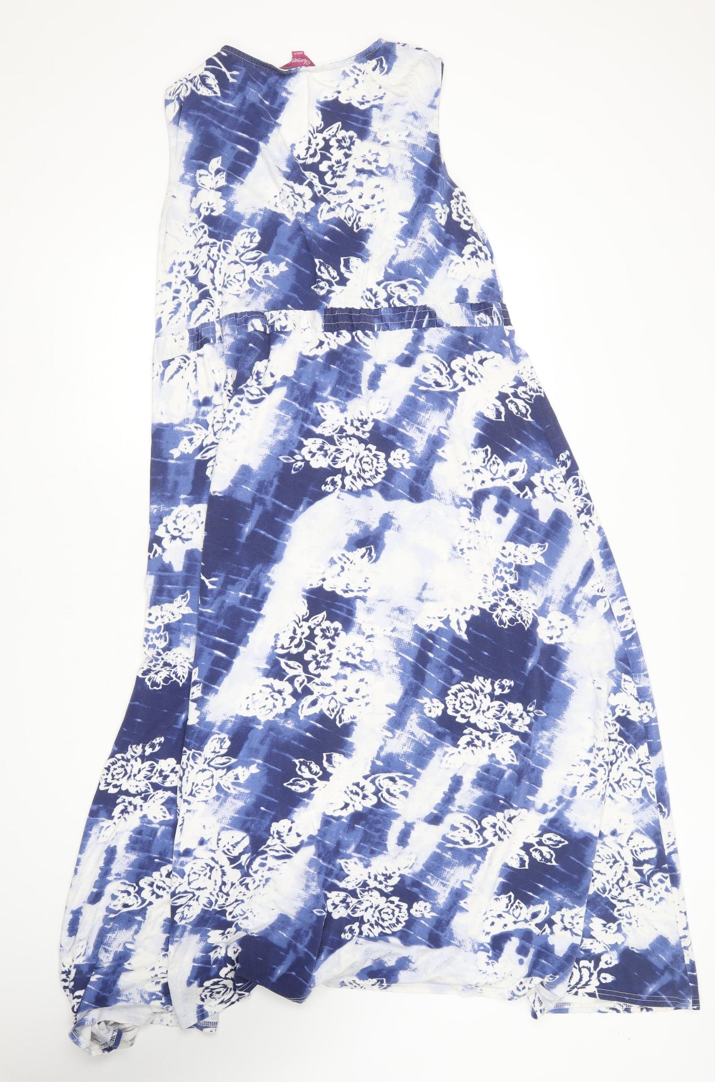 Changes By Together Womens Blue  Viscose Skater Dress  Size 14  V-Neck