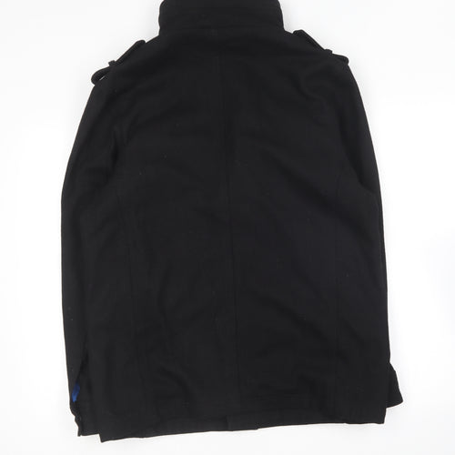 New Look Womens Black   Overcoat Coat Size S