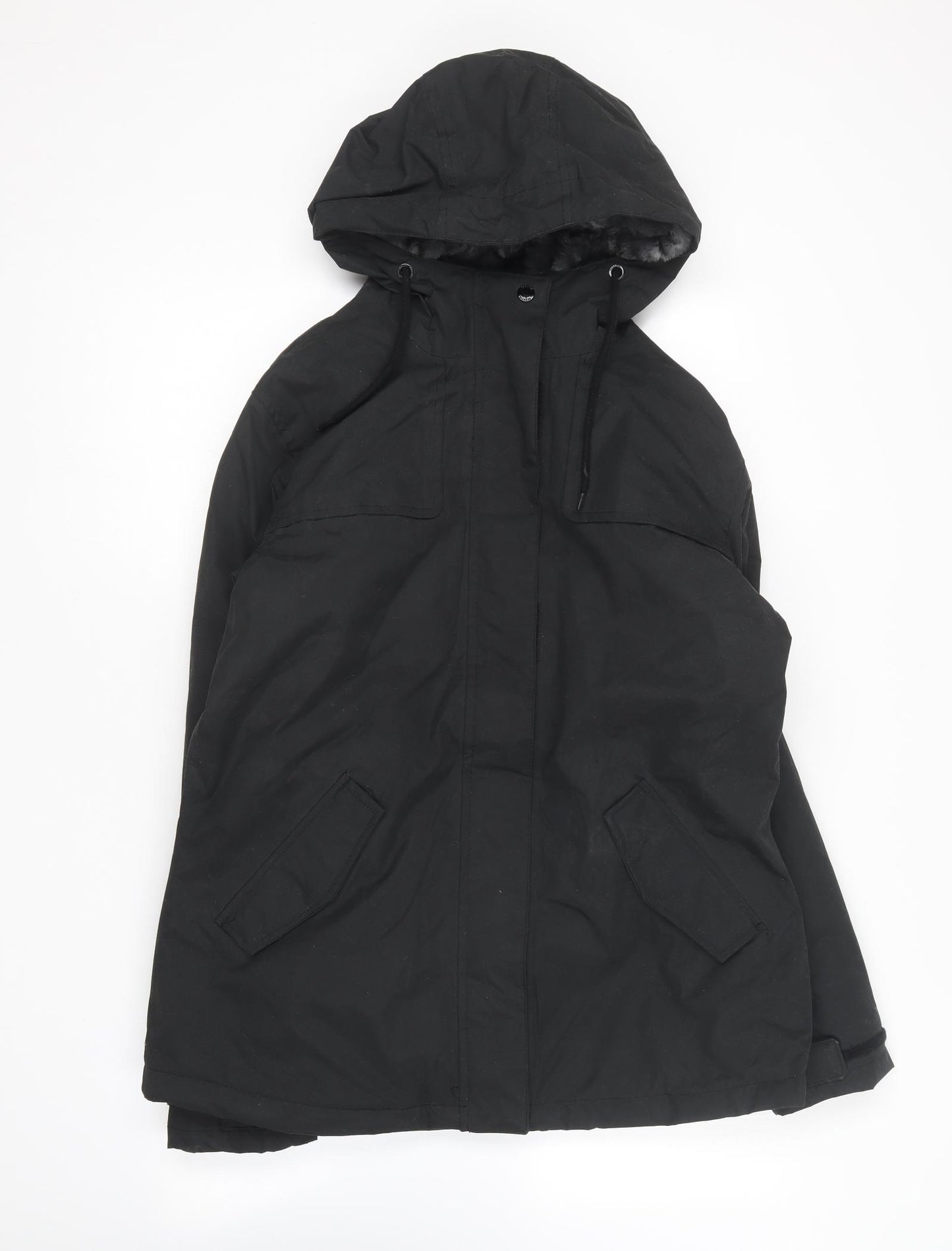 Regatta Womens Black   Parka Coat Size 14