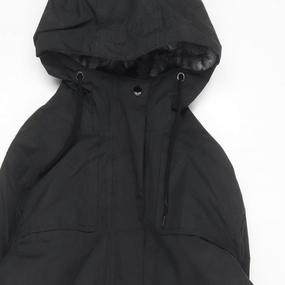 Regatta Womens Black   Parka Coat Size 14