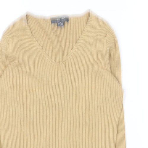 Primark Womens Brown Round Neck  Viscose Pullover Jumper Size M