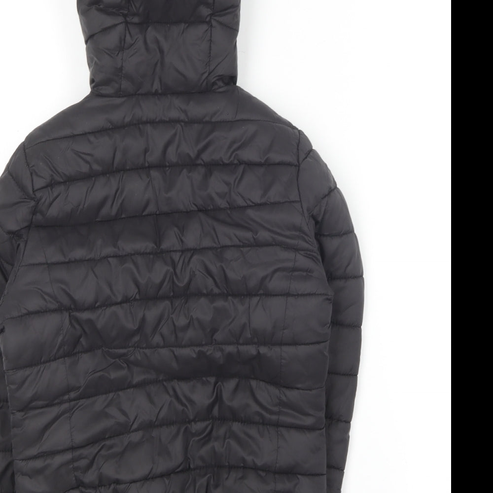Geonorway Boys Black   Puffer Jacket Coat Size 6 Years