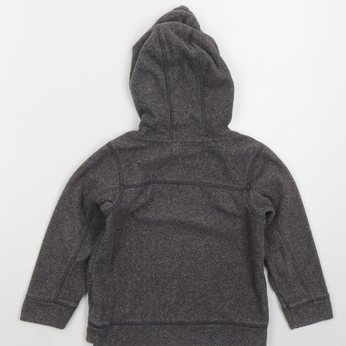 Marks and Spencer Boys Grey  Polyester Pullover Hoodie Size 3-4 Years  Pullover - Boat