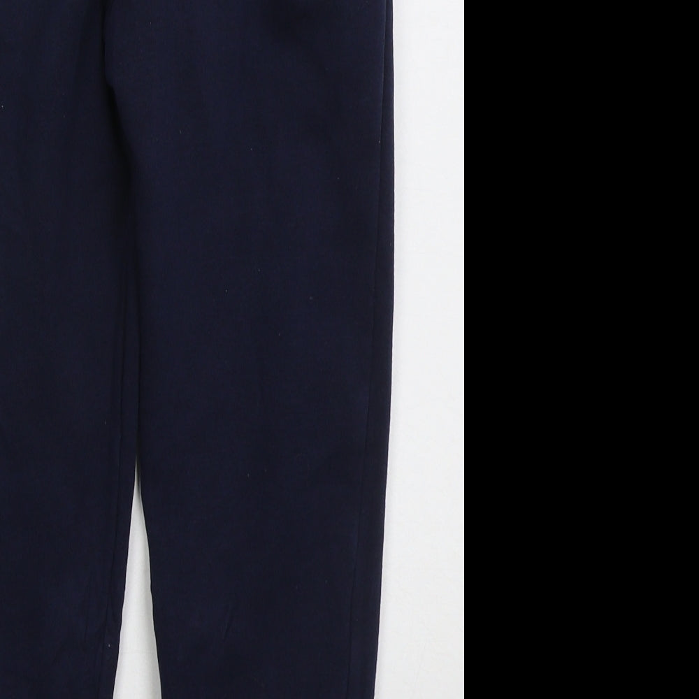 F&F Boys Blue  Cotton Sweatpants Trousers Size 7-8 Years  Regular Drawstring