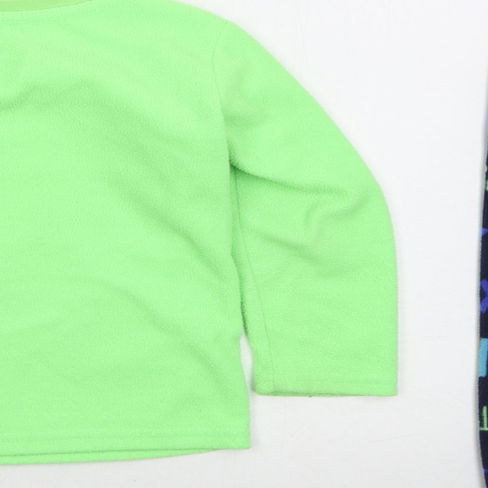 Dunnes Boys Green Solid Polyester  Pyjama Set Size 3-4 Years  Pullover - Dinosaur Big Adventure